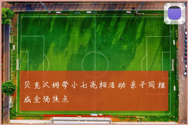 贝克汉姆带小七亮相活动 亲子同框成全场焦点